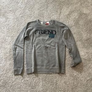 Free city gray crewneck size S